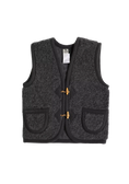 Afbeelding laden in galerijweergave, Alwero Bodywarmer antraciet met naam