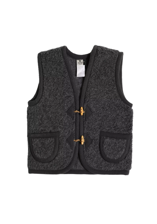 Alwero Bodywarmer antraciet met naam