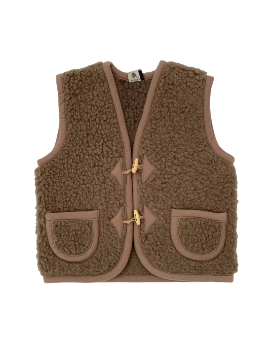 Alwero Bodywarmer Bruin met naam