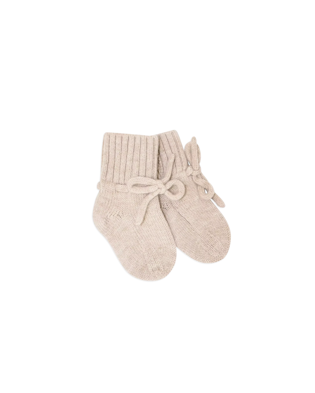 Petit Noé Merinowollen Slofjes - Beige