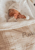 Afbeelding laden in galerijweergave, Teddy en Beer Teddy Deken Small Beige Bruin Boven
